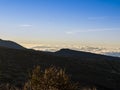 On the volcano (above the clouds)