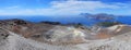 Volcano, Aeolian (Lipari) Islands - Panorama Royalty Free Stock Photo