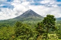 Volcano of Arenal in Costa Rica Royalty Free Stock Photo