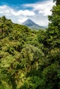 Volcano of Arenal in Costa Rica Royalty Free Stock Photo