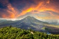 Volcano Batur on Bali