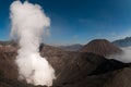 Volcano Bromo Errupting Smoke and sulphur under