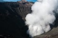 Volcano Bromo Errupting Smoke