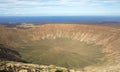 Volcano Crater in Lanzarote, Spain Royalty Free Stock Photo