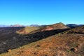 Volcano Crater in Lanzarote, Spain Royalty Free Stock Photo