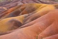 Volcano earth in Chamarel, Mauritius Royalty Free Stock Photo