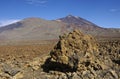 Volcano El Teide, island Tenerife, Spain. Royalty Free Stock Photo