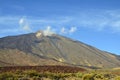 Volcano El Teide in The National Park of Las Canadas del Teide located in the centre of Tenerife,Canary Islands, Spain. Royalty Free Stock Photo