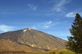 Volcano El Teide in The National Park of Las Canadas del Teide located in the centre of Tenerife,Canary Islands, Spain. Royalty Free Stock Photo