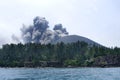 Volcano eruption. Anak Krakatau Royalty Free Stock Photo