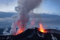 Volcano eruption Royalty Free Stock Photo