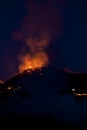 Volcano Eruption, fimmvorduhals Iceland Royalty Free Stock Photo