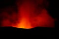 Volcano Etna eruption Royalty Free Stock Photo