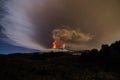 Volcano Etna eruption Royalty Free Stock Photo