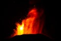 Volcano Etna eruption Royalty Free Stock Photo