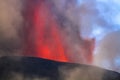 Volcano Etna eruption Royalty Free Stock Photo