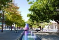 Volcano fountain parque das nacoes