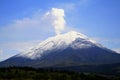 Volcano with fumarole Royalty Free Stock Photo