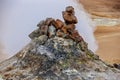 Volcano fumarole in Iceland2 Royalty Free Stock Photo