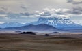 Volcano herdubreid in Iceland Royalty Free Stock Photo