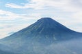 Volcano in Indonesia Royalty Free Stock Photo