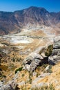 Volcano on the island Nisyros, Greece Royalty Free Stock Photo