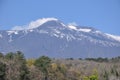 The volcano in Italy smoking Etna Sicily Royalty Free Stock Photo