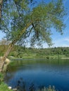 Volcano Lake Schalkenmehrener Maar,the Eifel,Germany