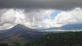 Volcano and lake time lapse