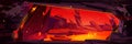 Volcano lava hell rock cave view fantasy game