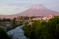 Snow Capped Volcano Misti in Arequipa