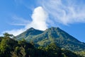 Volcano Mount Sinabung at North Sumatera Royalty Free Stock Photo