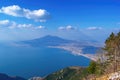 Volcano Mount Vesuvius view , Naples, Campania Italy Royalty Free Stock Photo