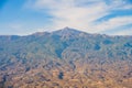 Volcano mountain landscape aerial - Pico del Teide, Tenerife, Royalty Free Stock Photo