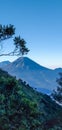 Volcano mountain sindoro and sumbing in indonesia central java wallpaper