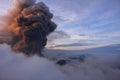 Volcano Mt Bromo Erupting