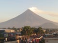 Volcano mt. Mayon, bicol, albay Philippines Royalty Free Stock Photo