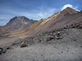 Volcano nevado chachani above arequipa Royalty Free Stock Photo