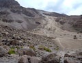 Volcano nevado chachani above arequipa