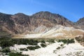 Volcano on Nisiros island Royalty Free Stock Photo