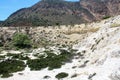 Volcano on Nisiros island Royalty Free Stock Photo