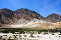Volcano on Nisiros island Royalty Free Stock Photo
