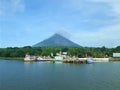 Volcano ometepe island nicaragua central america Royalty Free Stock Photo