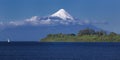 Volcano Osorno at Llanquihue Lake Chile Royalty Free Stock Photo