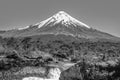 Volcano Osorno at Llanquihue Lake (Chile Royalty Free Stock Photo