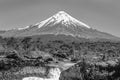 Volcano Osorno at Llanquihue Lake (Chile Royalty Free Stock Photo