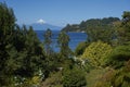 Volcano Osorno on Llanquihue Lake in Southern Chile Royalty Free Stock Photo