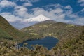 Volcano osorno viewpoints blue water cabulco villarica chile volcan t Royalty Free Stock Photo