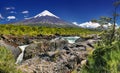 Volcano Osorno & x28;Chile& x29; Royalty Free Stock Photo