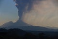 Volcano Pacaya erupting